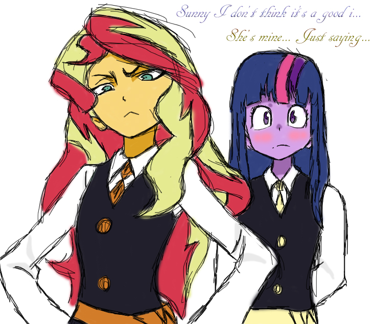 canterlot_academia___sunset_and_twilight_by_angeltorchic-d9ygyfj.jpg