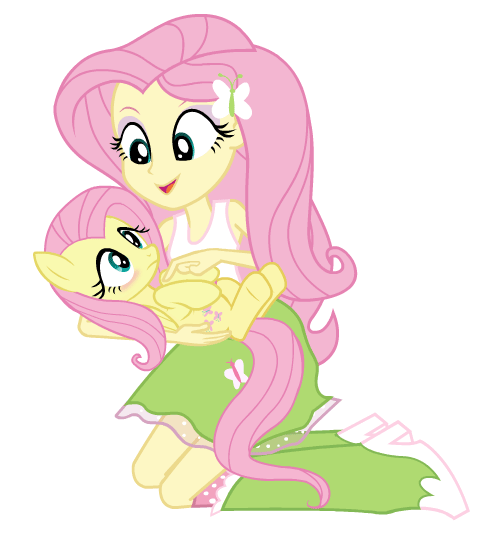 fluttershy_boops_herself_by_tiredbrony-d
