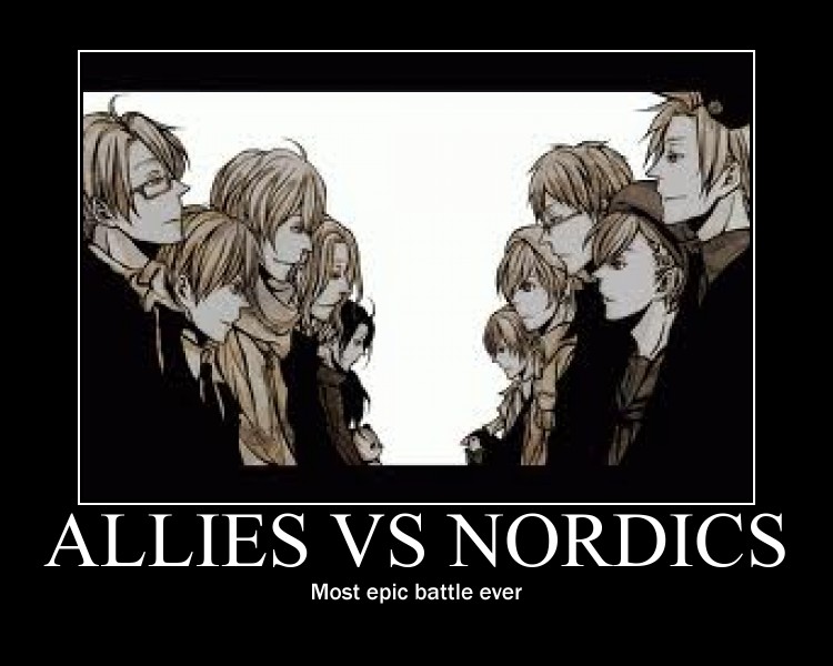 Hetalia MP: Allies VS Nordics by fantasyfan1999