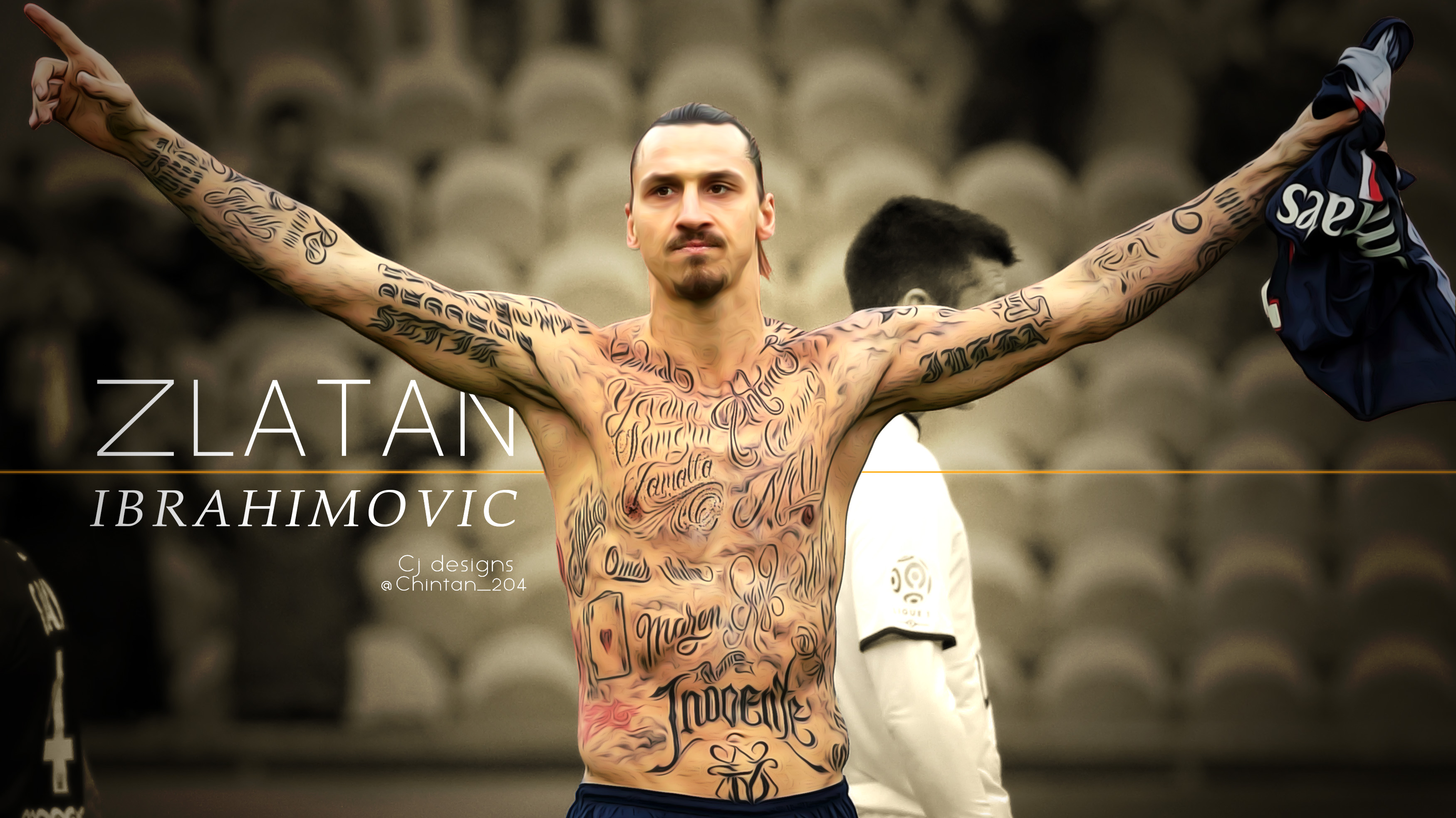 Zlatan Ibrahimovic | Wallpaper | PSG by HAD3S204 on DeviantArt