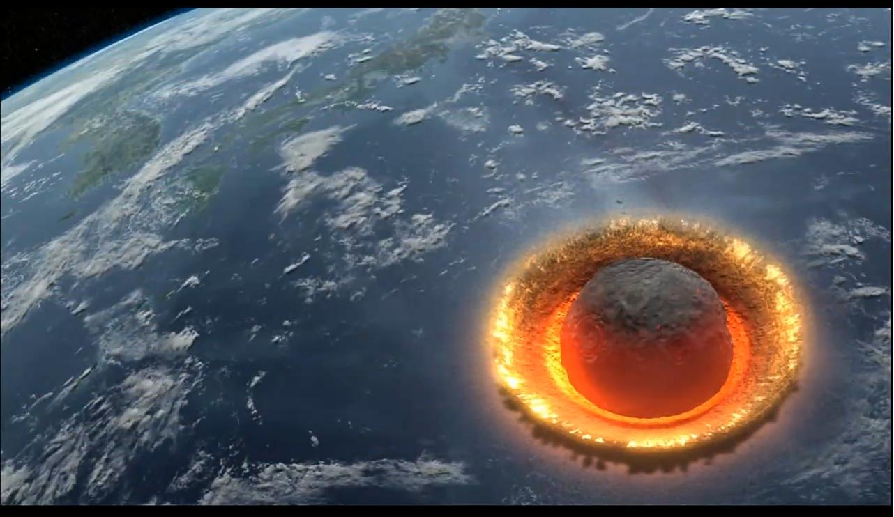 asteroid hits earth