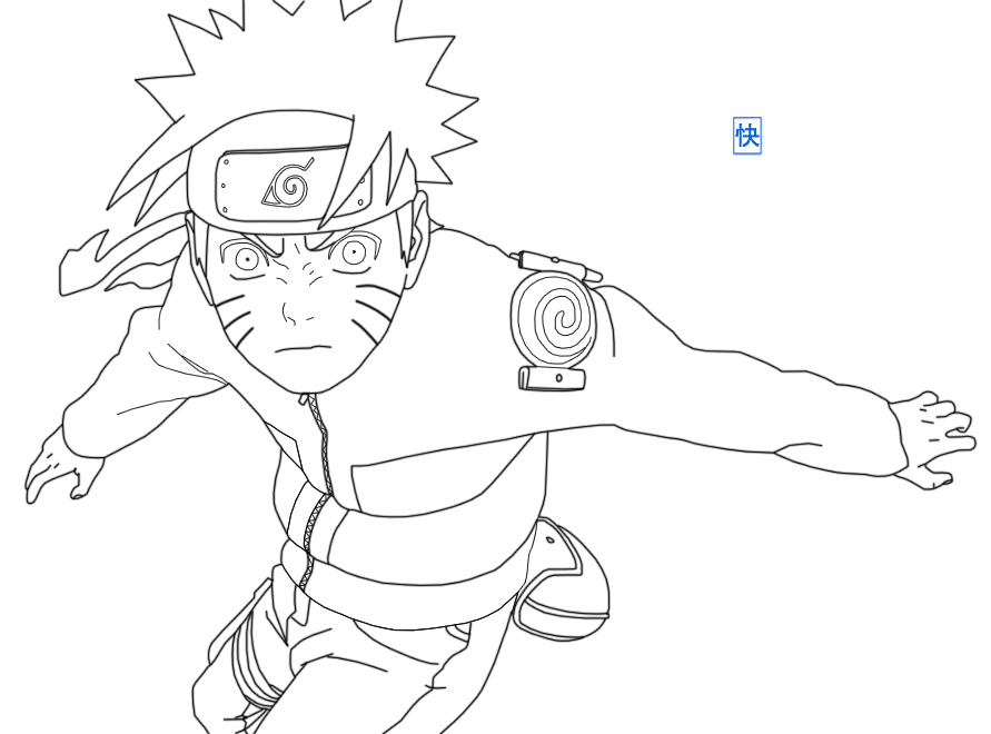 naruto coloring pages images of tracing - photo #47