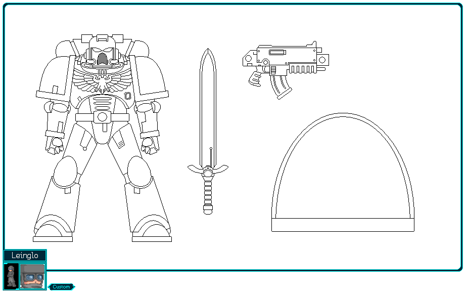 Space Marine Color Template by leinglo on DeviantArt