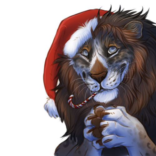 vaughn_the_christmas_lion__by_thepopsicl