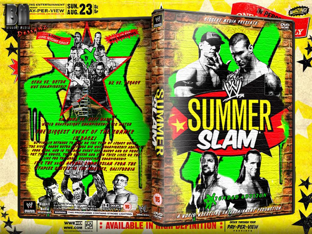 WWE Summerslam 2009 Cover by BiggertMedia