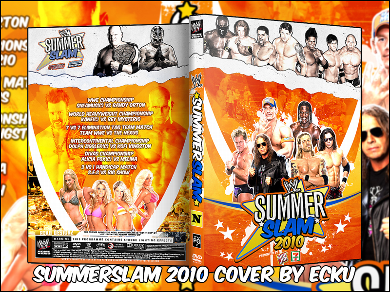WWE Summerslam 2010 Cover. by Ecku-GFX