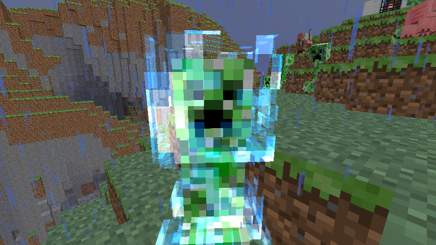 How To Strike A Creeper With Lightning