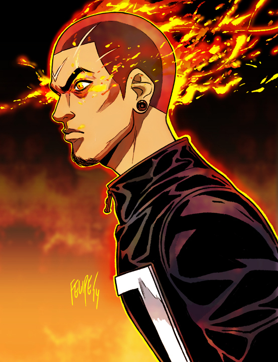 All-New Ghost Rider: Robbie Reyes by FelipeSmith - all_new_ghost_rider__robbie_reyes_by_felipesmith-d8n61mw