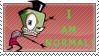 Zim - I AM NORMAL Stamp by Tiny-Toons-Fan