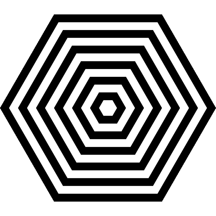 hexagon target spin by 10binary on DeviantArt