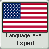 American English language level EXPERT by animeXcaso