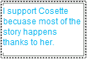 Cosette support stamp by YuiHarunaShinozaki