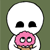 Ghost Child Cupcake Emoticon