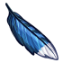 Feather - Blue by Mothkitten