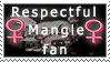 Stamp: Respectful female Mangle fan by Azrael-Legna