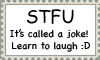 STFU stamp by Mongrelistic