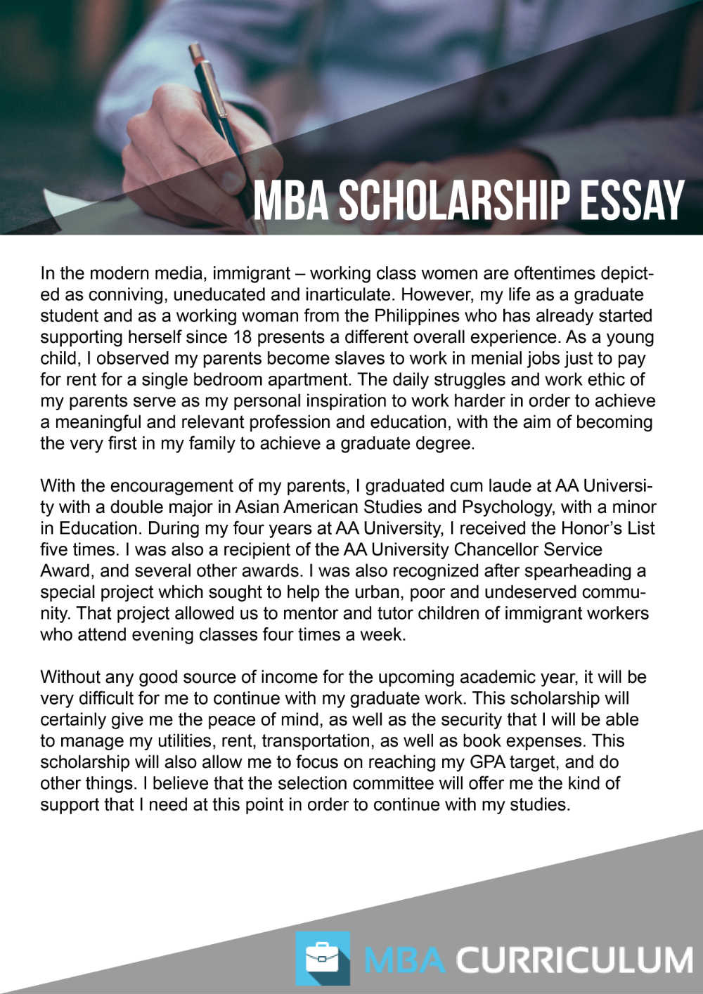 Sample MBA Application Essays Grouped By B-School