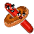 Sexy Hotdog and Donut Animated Pixel Icon