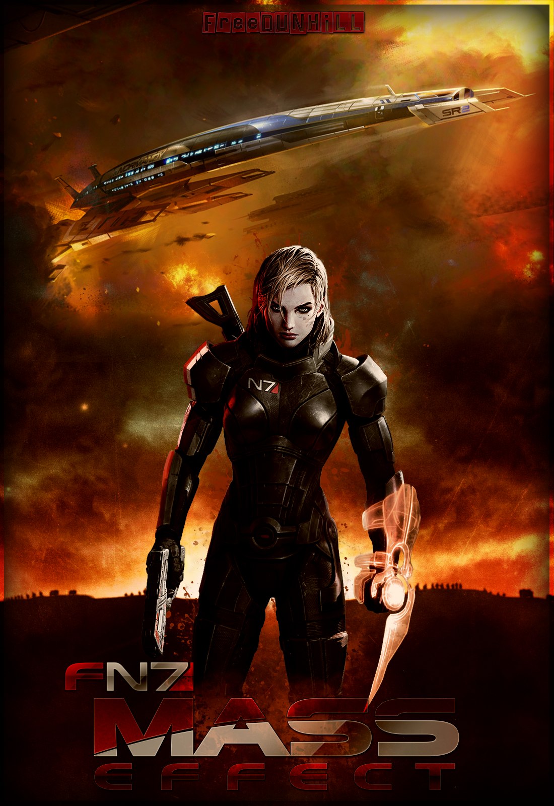 Mass Effect Female Shepard by FREEDUNHILL on DeviantArt