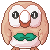 Rowlet Icon (Pokemon Sun and Moon) by DaniGhost