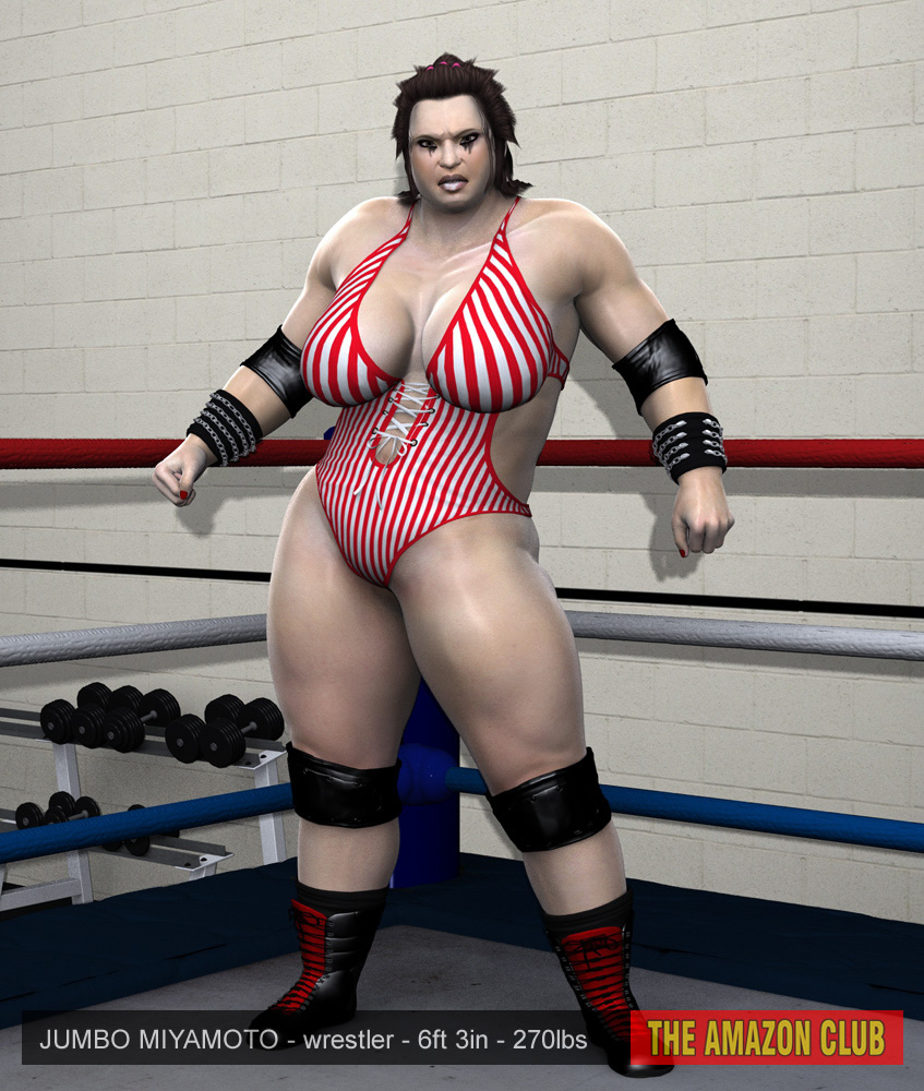 lady amazon wrestling