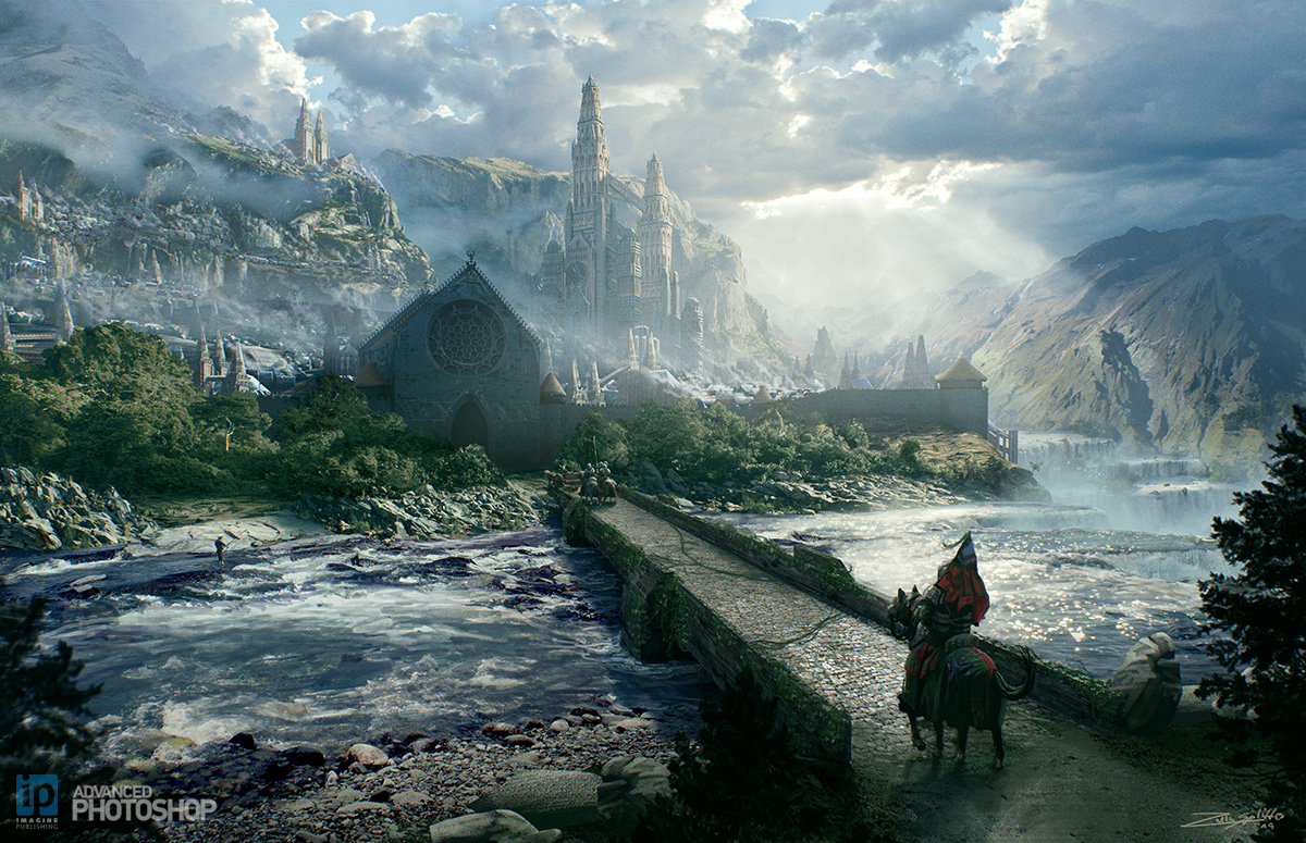 Epic Fantasy Landscape Concept by ZuluSplitter on DeviantArt